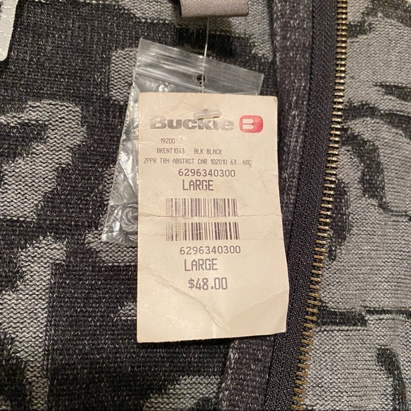 BKE Black and Gray Cardigan - Picture 8 of 9